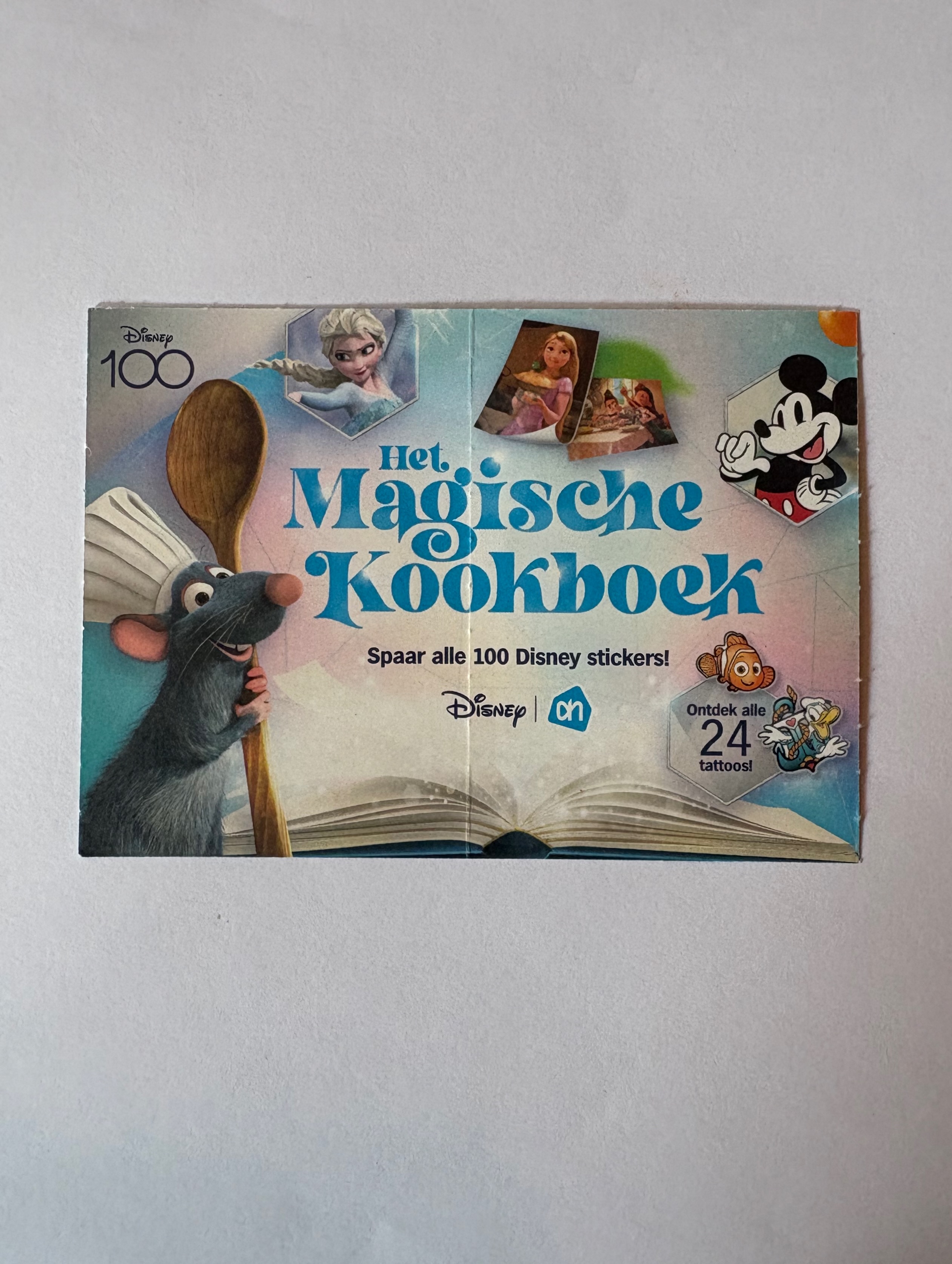 Voorbeeld van de collectie AH Disney Het Magische Kookboek